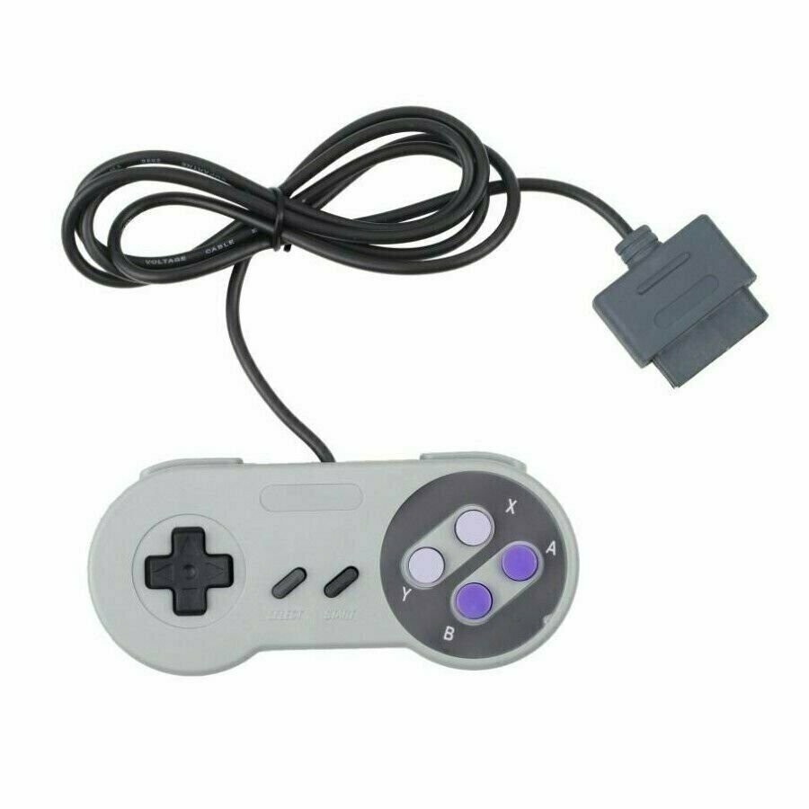 2 New Super Nintendo SNES System Console Replacement Controller 6FT for SNS-005
