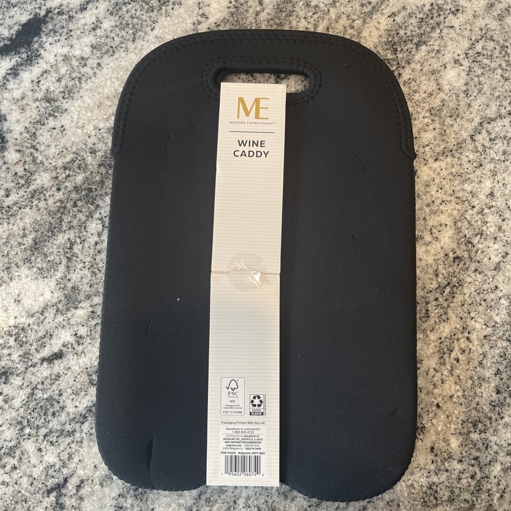 New Modern Expression Wine Caddy Black 