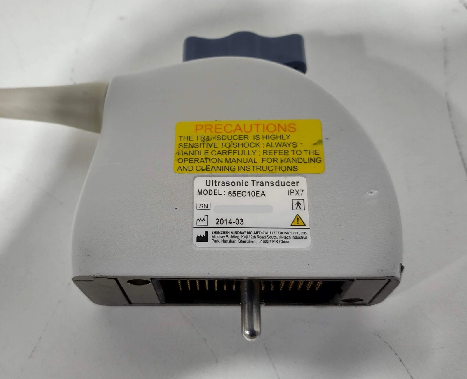 Mindray DP-50 Digital Ultrasound Imaging System w/Ultrasonic Transducer No HDD