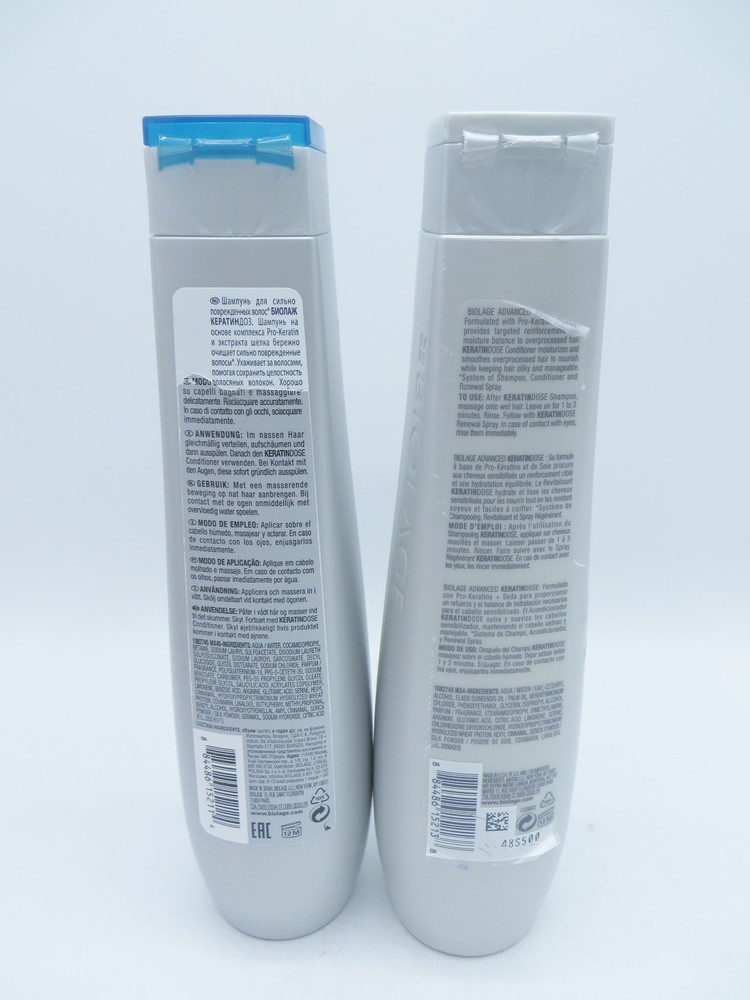 MATRIX BIOLAGE KERATINDOSE SHAMPOO & CONDITIONER 13.5 oz Duo!