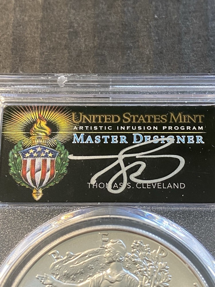 2011-S Silver Eagle PCGS Rare Flame Holder MS70 Population 9 Pieces