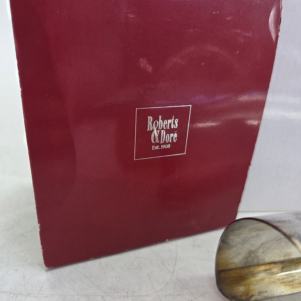 Roberts and Dore Silver plated Wine bottle holder Drip Ring Missing from the set