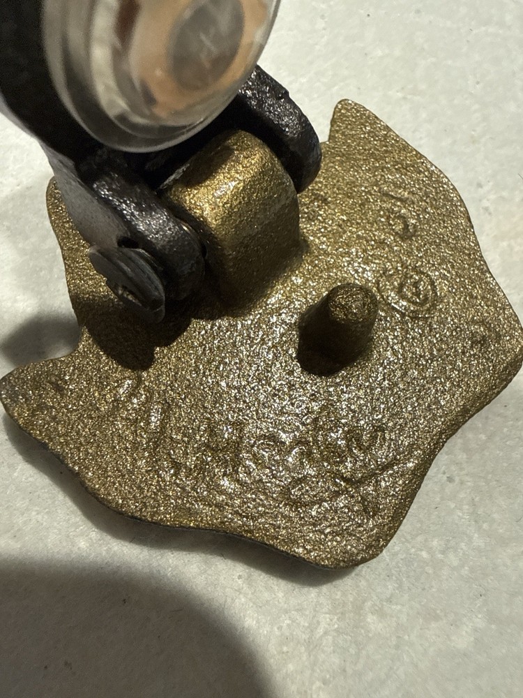 “Michael Healy Solid Brass Dog Paw Doorbell Button Lighted Wired”