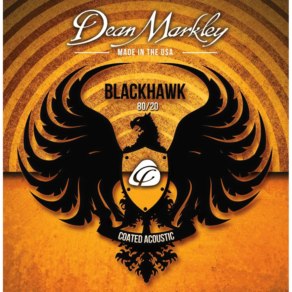 Dean Markley 8021 Blackhawk™ 80/20 Coated Medium Acoustic Strings — 13-56