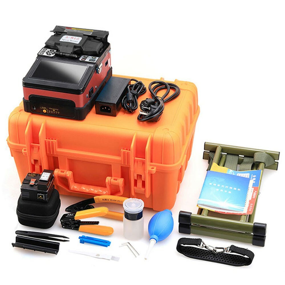 A-81S Core Alignment Fusion Splicer FusionSplicing Machine FTTH 7800MAH Capacity