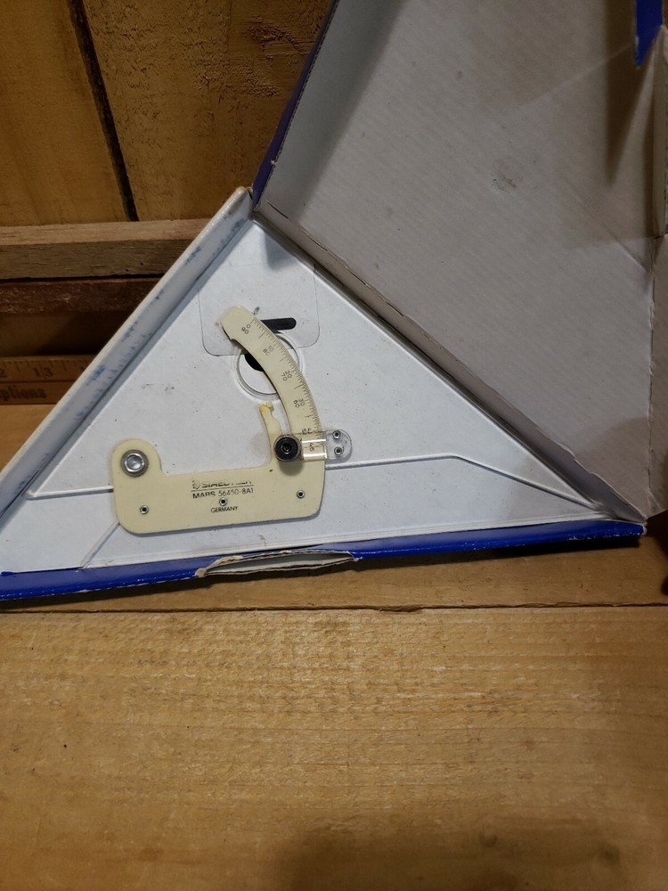 Vintage Staedtler Mars Adjustable Set Square Engineering 564 50-8A1
