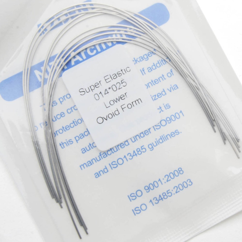 AZDENT Dental Orthodontic Super Elastic Niti Arch Wire Rectangular 24 Sizes