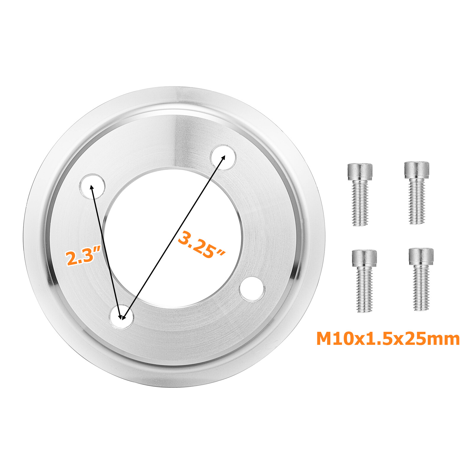 For Small Block Ford 302 351W V-Belt Pulley Kit Alternator Water Pump Crankshaft