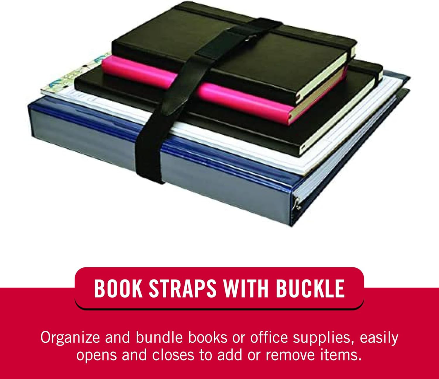 VEL-30792-AMS 15 Inch Elastic Straps 4 Pack | Stretchable and Adjustable for Snu