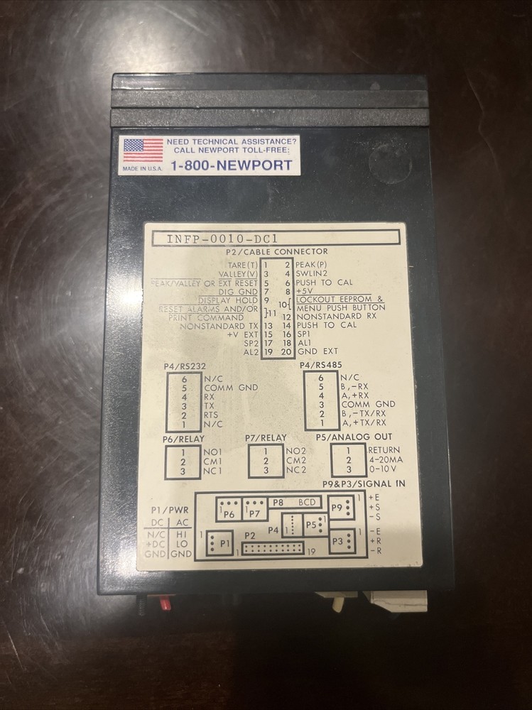 Newport Panel Meter INFP-0010-DC1