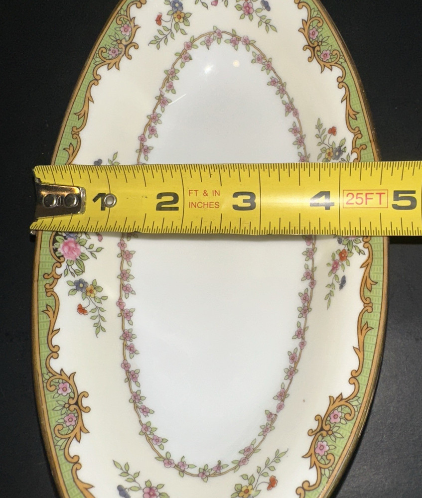Noritake 10" Oval Serving Platter & 8" Serving Dish Nordich Pattern Discontinued