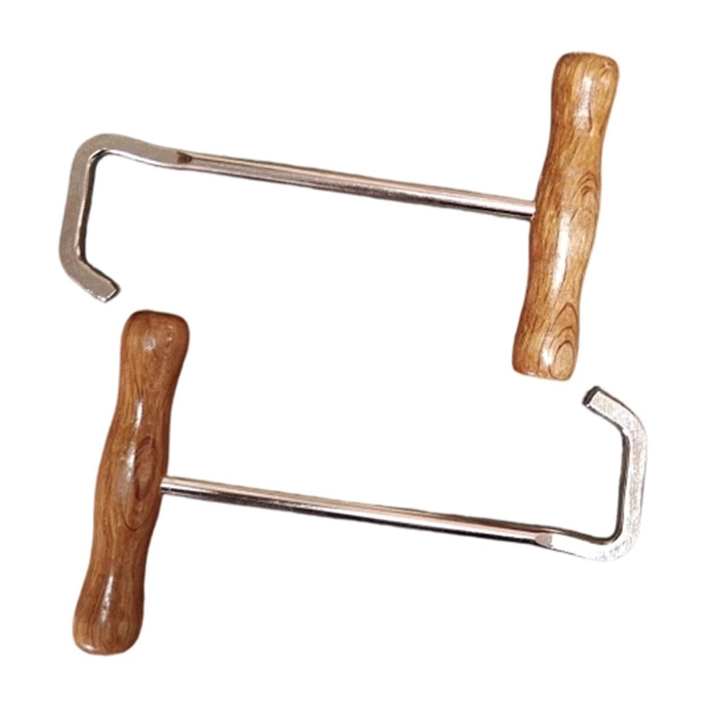 Portable Boot Puller Hook Wooden Handle Hook Boot Puller Horse Accessory for