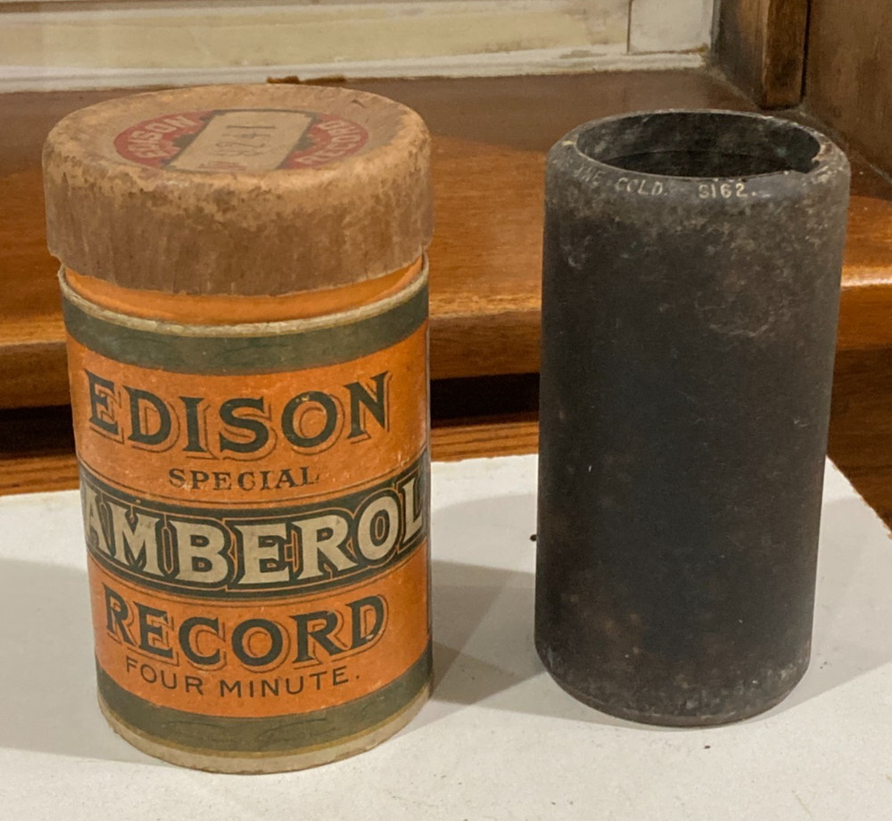 Edison Cylinder Record Silver Threads Among the Gold 9162 Poor Condition