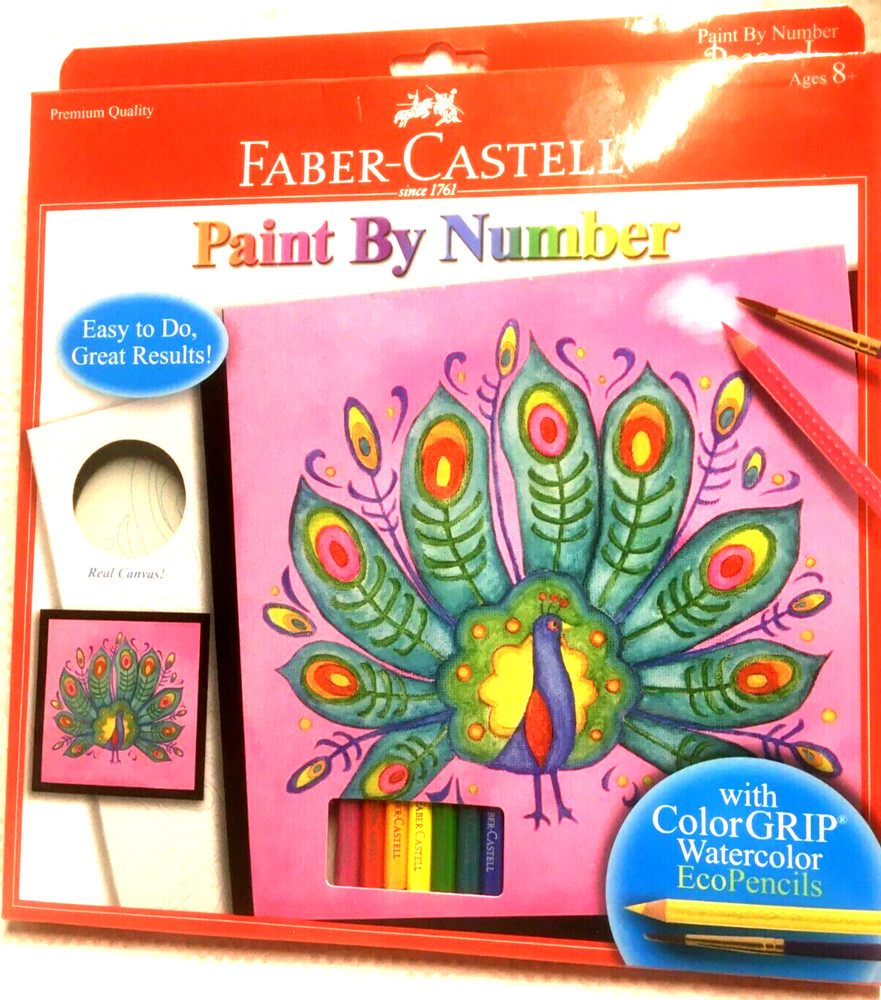 Faber-Castell Paint By Number Peacock