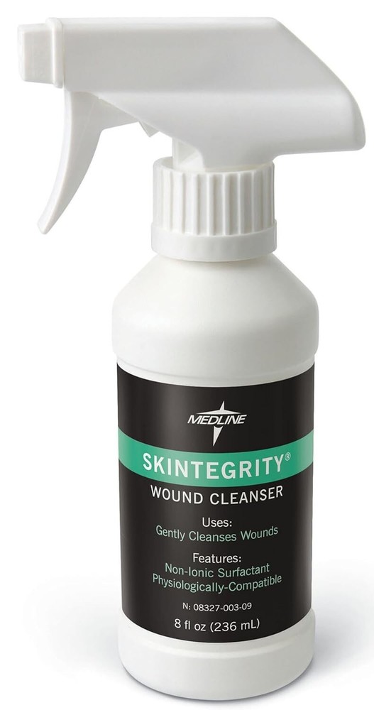 *NEW* SKINTEGRITY Wound Cleanser ~ Bottle with Trigger Sprayer ~ 8oz