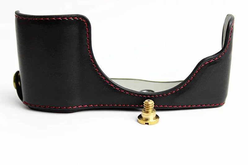 Leather Half Case Grip for OLYMPUS E-PL7 E-PL8 E-PL9 E-PL10 Camera