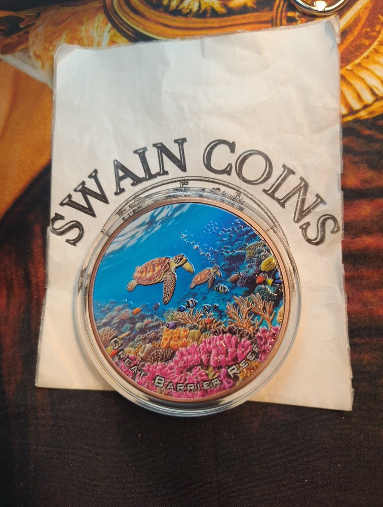 5 oz .999 Fine Copper Great Barrier Reef Natural Wonders