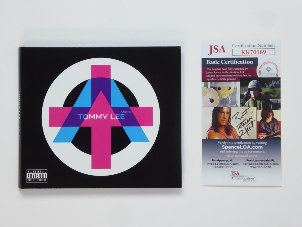 Tommy Lee Andro Signed CD Booklet With CD NEW 2020 Autographed JSA COA