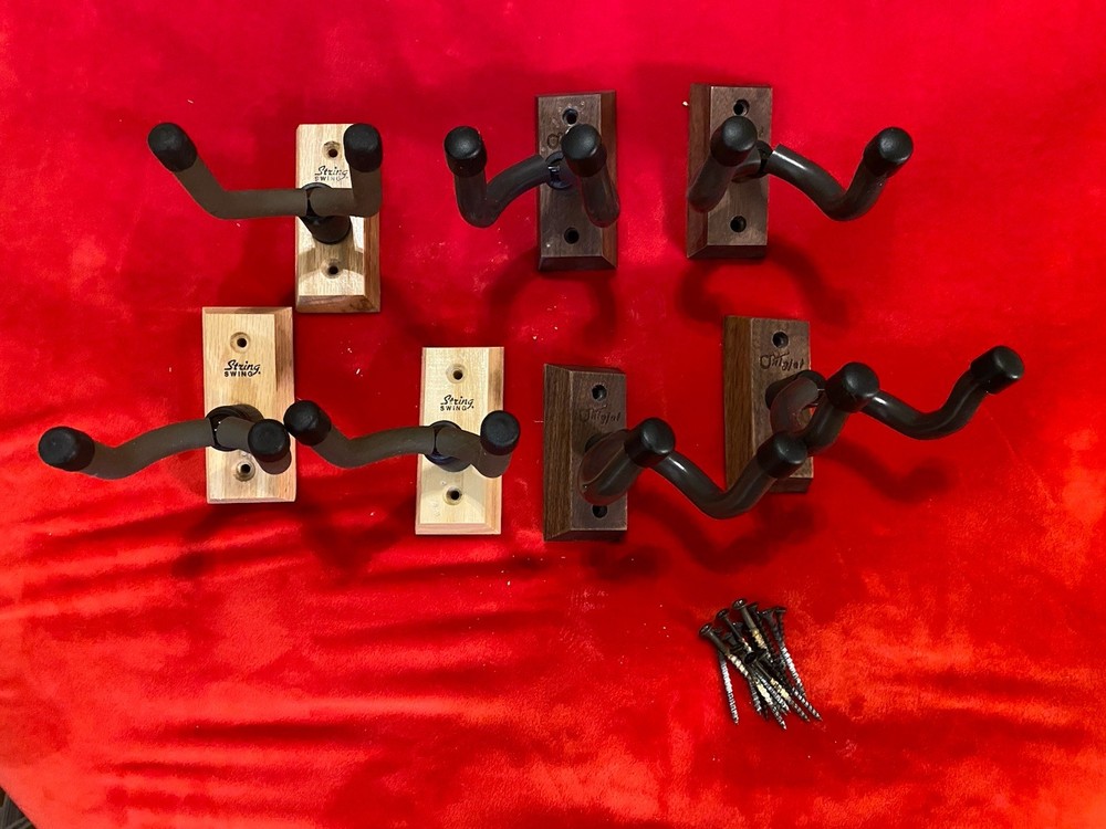 Wall Mounted Guitar Hangars 7 Pack