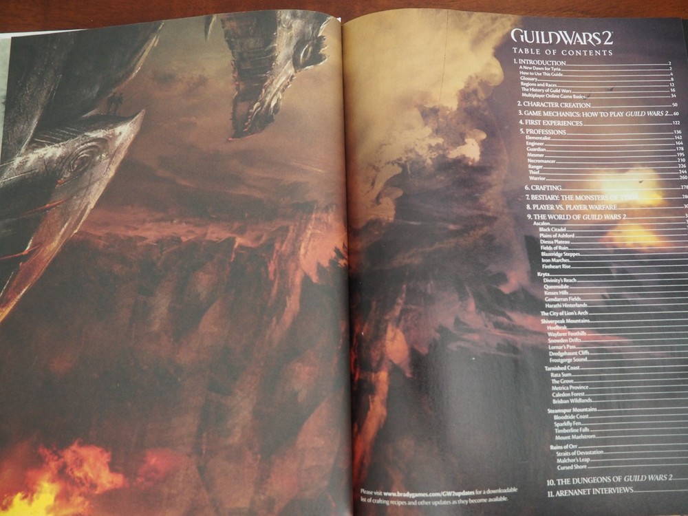 Guildwars 2 Hardcover strategy guide pre-owned Brady Games