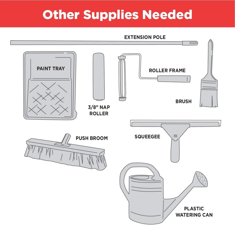 Rust Oleum Epoxy Shield Garage Floor Coating Gray 2 Part Durable Paint Kit