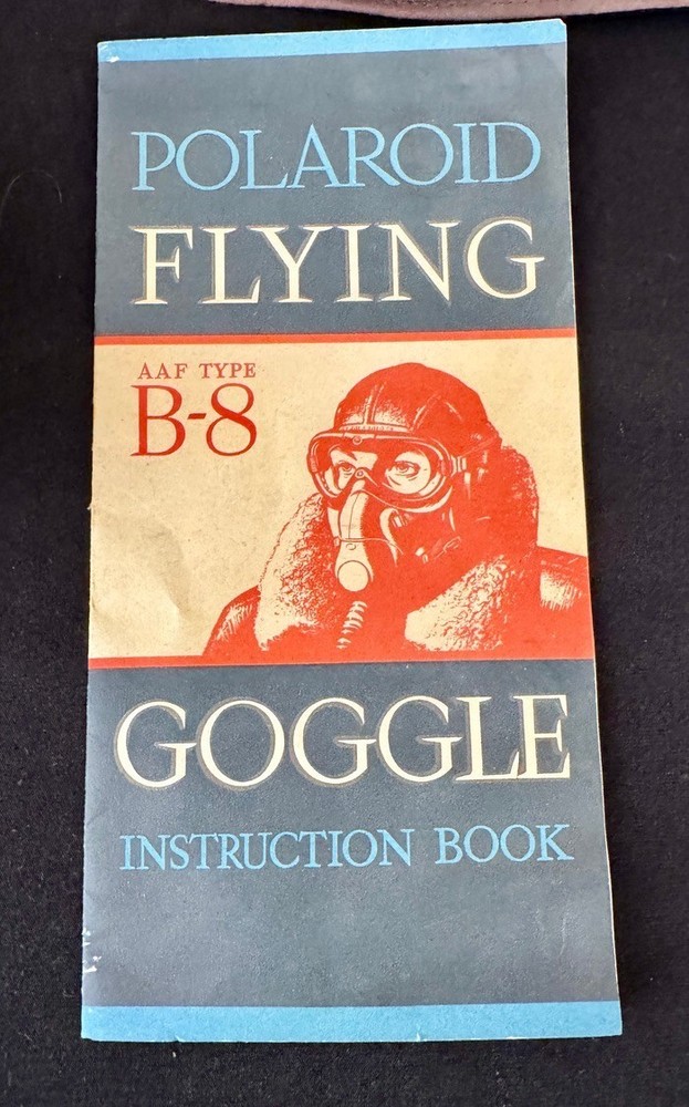 U.S. Army - Property Air Forces - Polaroid Flying B-8 Goggle - Original Box