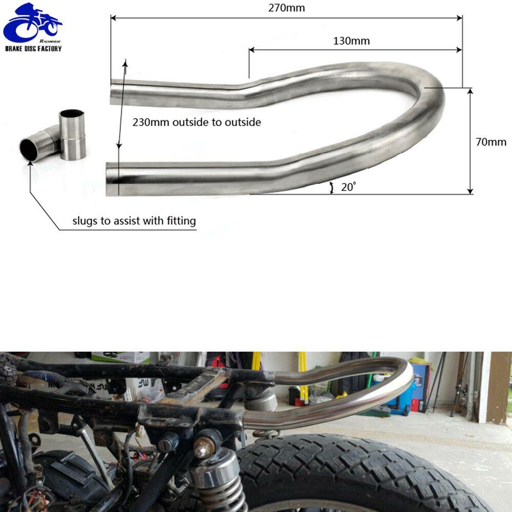 230mm Cafe Racer Rear Frame Hoop Brat Style Seat Large CC for HONDA CB 550 750