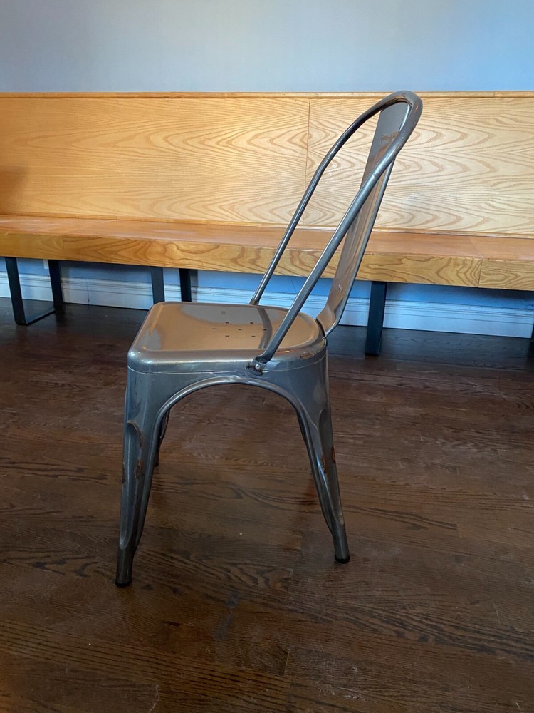 30 Steel Slat Back Stacking Side Chair Chairs