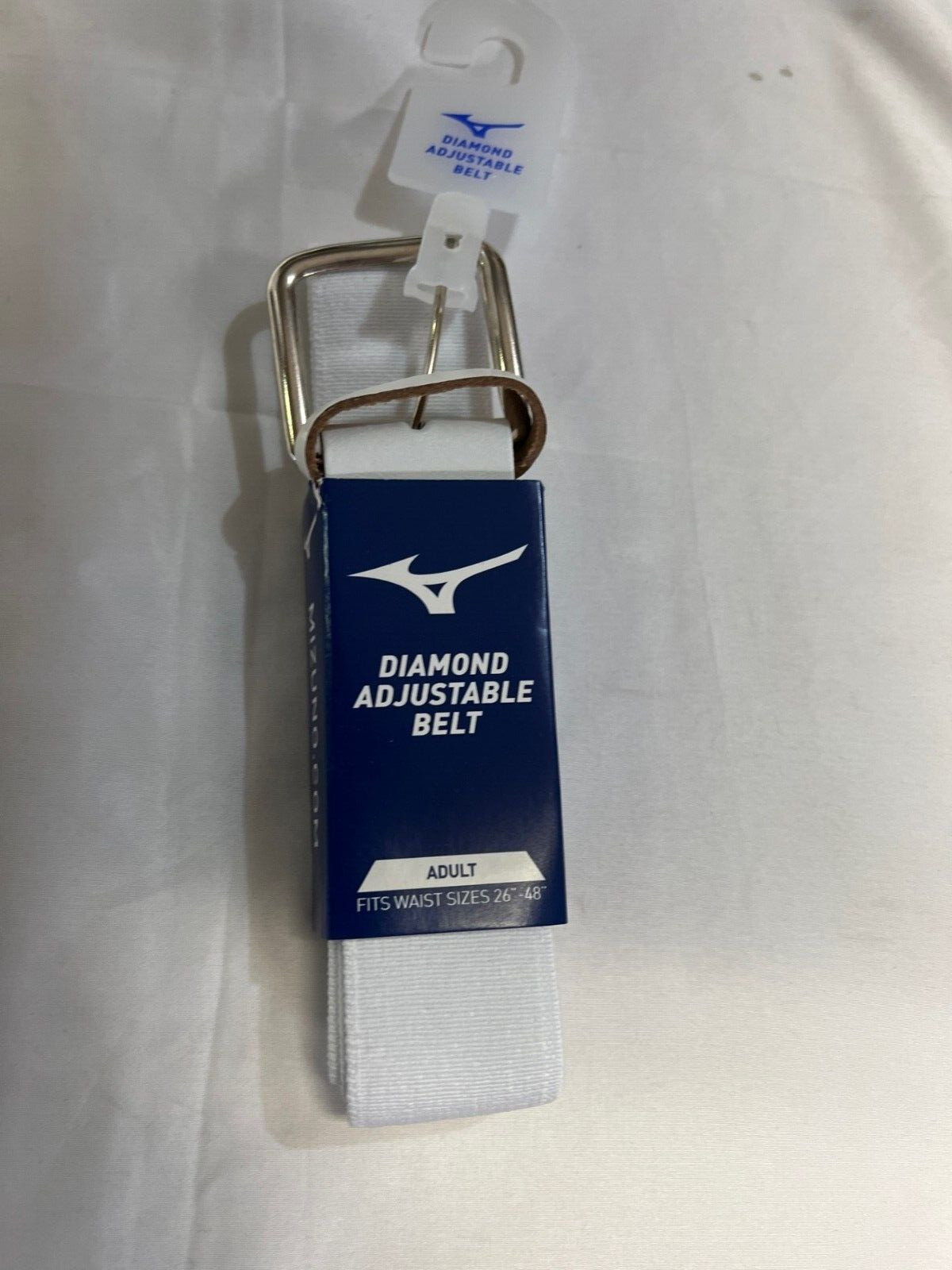 Mizuno Classic Elastic Baseball/Softball Belt Adult - White