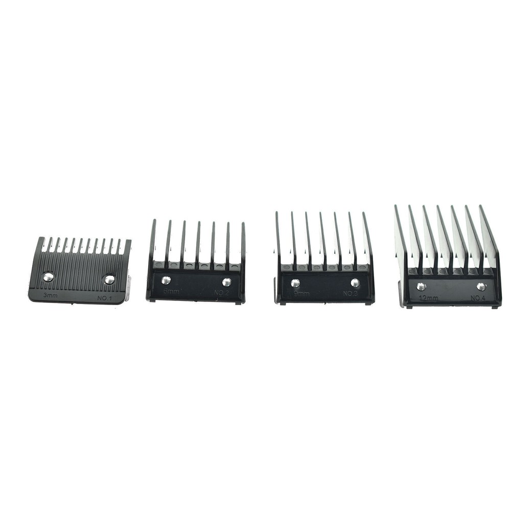 4Pcs Universal Cut Clipper Limit Comb Guide Attachment Size Barber Replacementhz