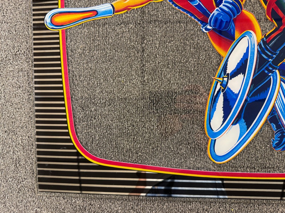 Bally Vector Pinball Machine Game Backglass Outer ORIGINAL