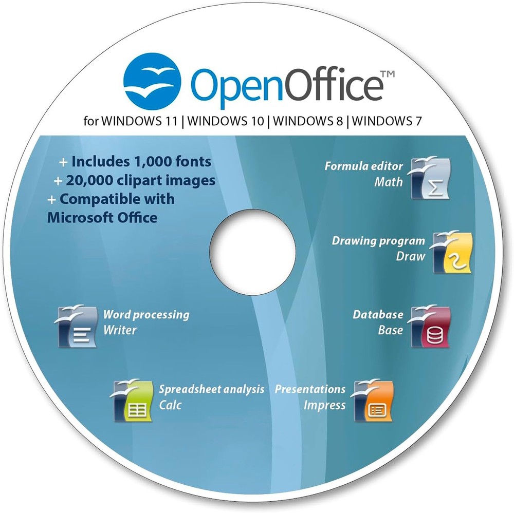 Office Suite 2025 Edition CD DVD 100% compatible with Microsoft® Word®