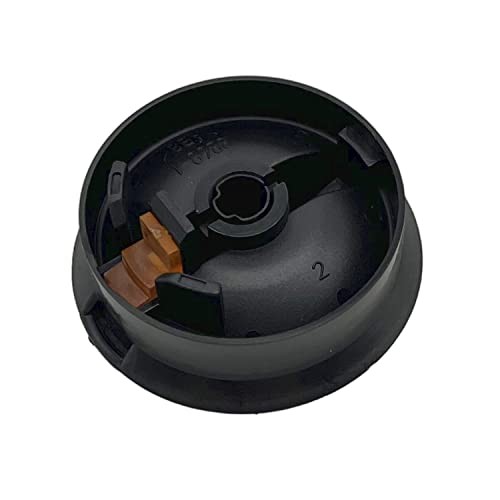 3 Pack Black Control Knob Fan Heater, Rotary Switch, Manual Operation,