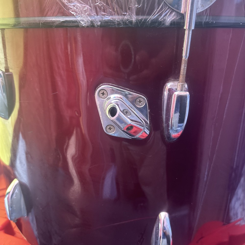 Sunlite drum, likely a floor tom or a bass drum, based