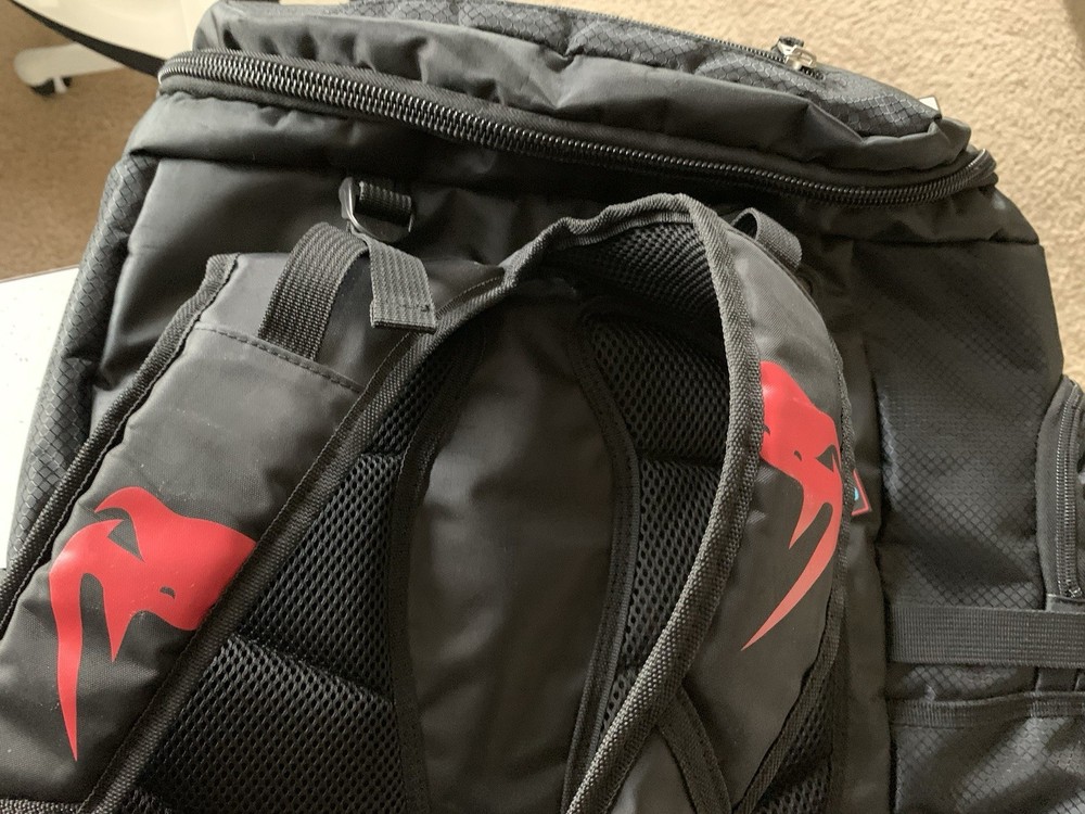 Venum Challenger Xtrem Backpack Red – Gym Training Bag Durable UFC