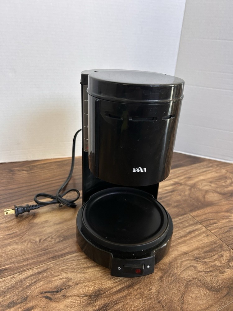 Braun Aromamaster Type 3075 KF12 4-Cup Coffee Maker - Black