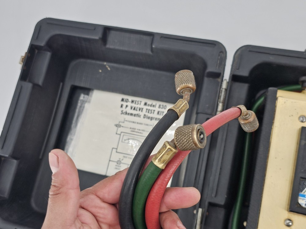 MIDWEST MODEL 830 RP Principle BACKFLOW Back Flow PREVENTER TEST KIT