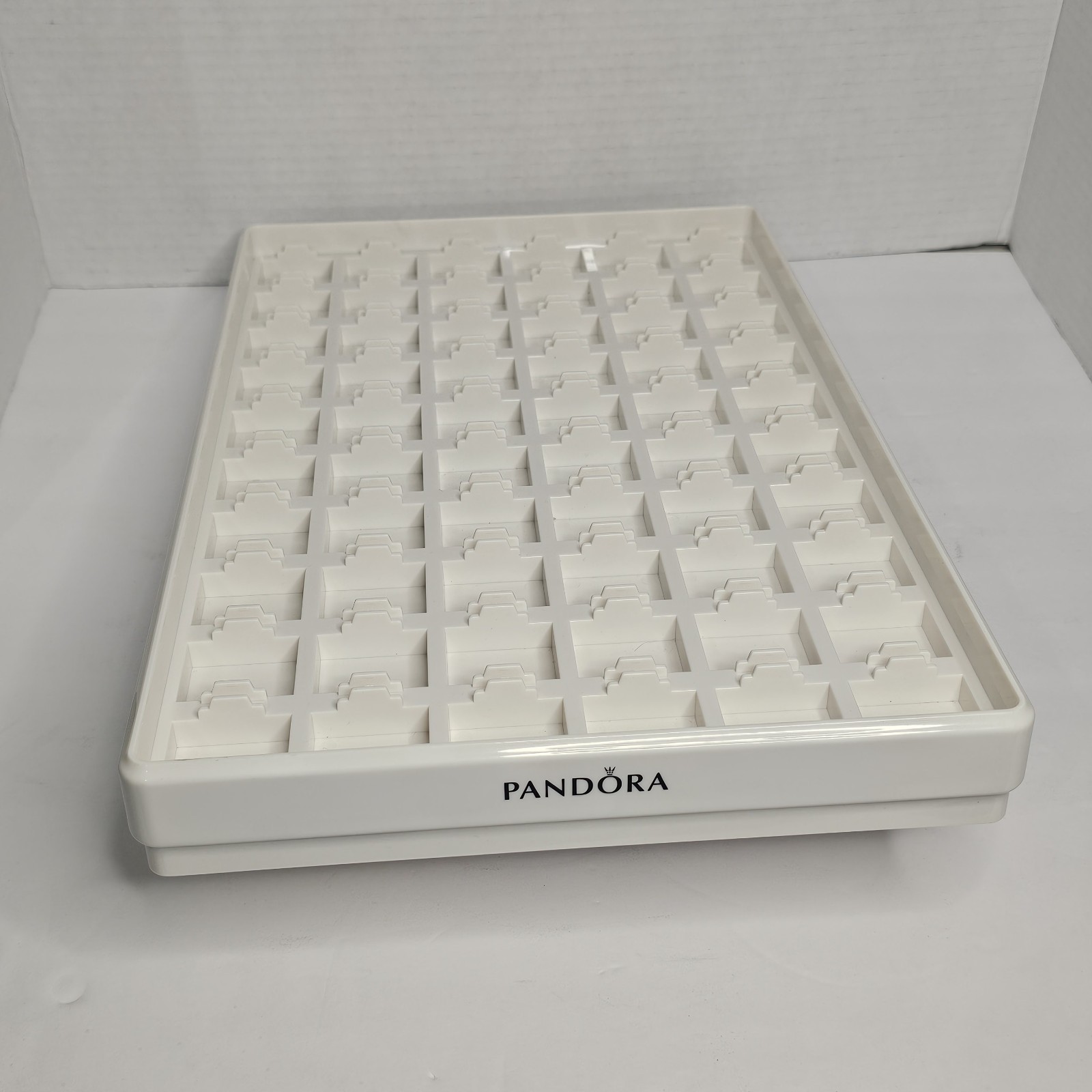 1x Pandora Jewelry Store Counter Display Tray Charms Ring Retail Sales 60 spaces