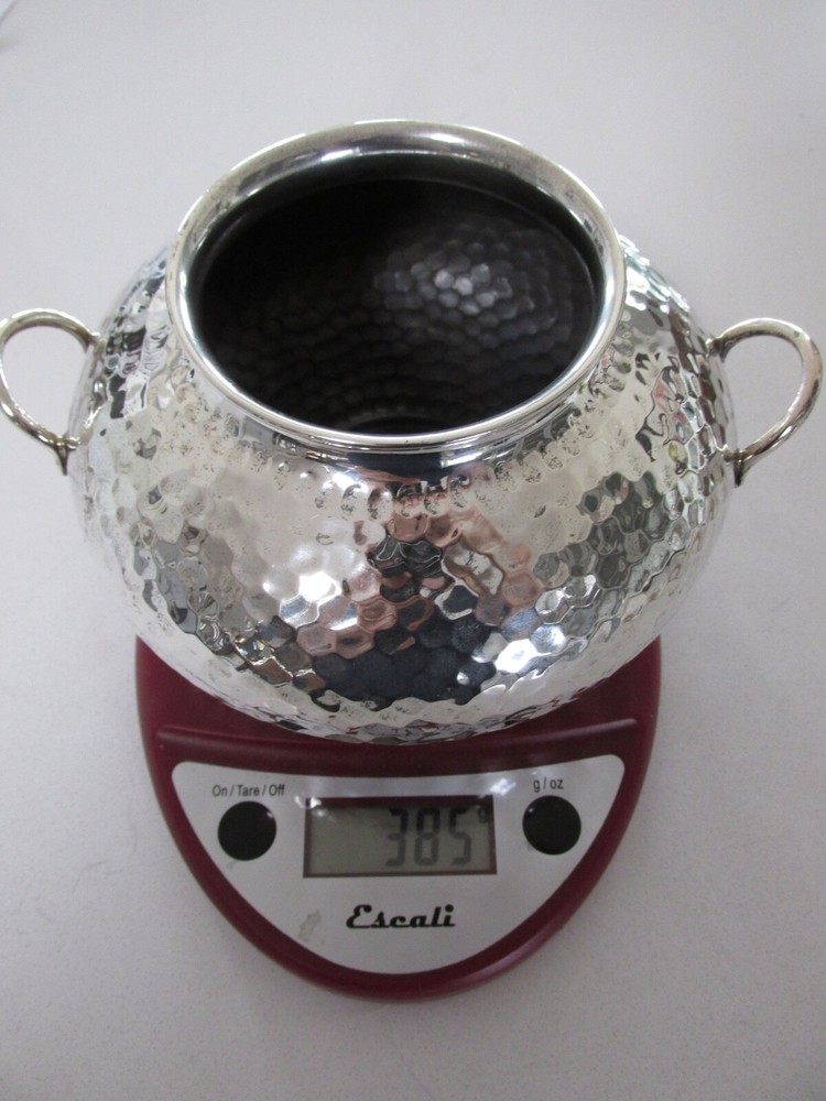 Vintage Hammered Sterling Silver Bowl.....