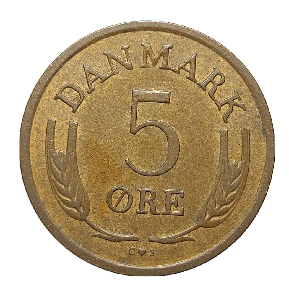 Denmark 5 Ore 1970 Coin I221