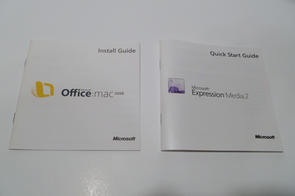 Microsoft Office Mac 2008 with Expression Media & Product Key (Software)