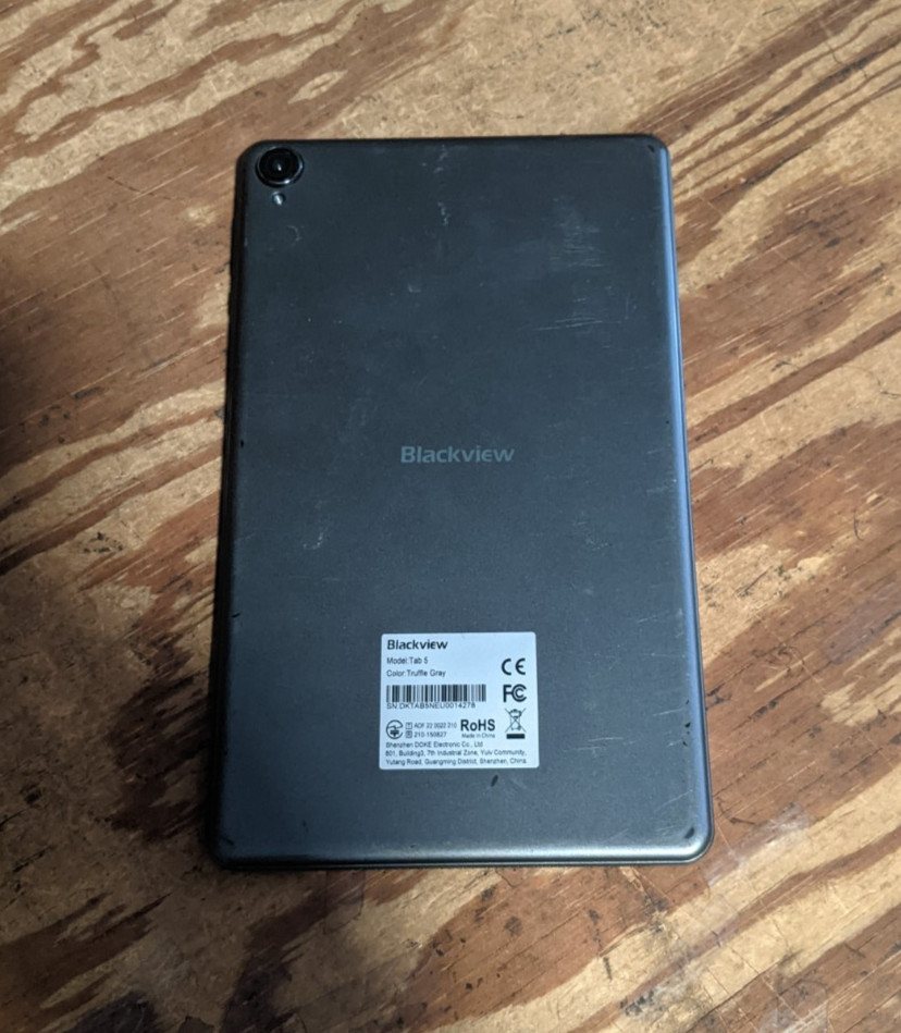 Blackview Tab 5 64GB (Wi-Fi Only) Fully Functional - See Below