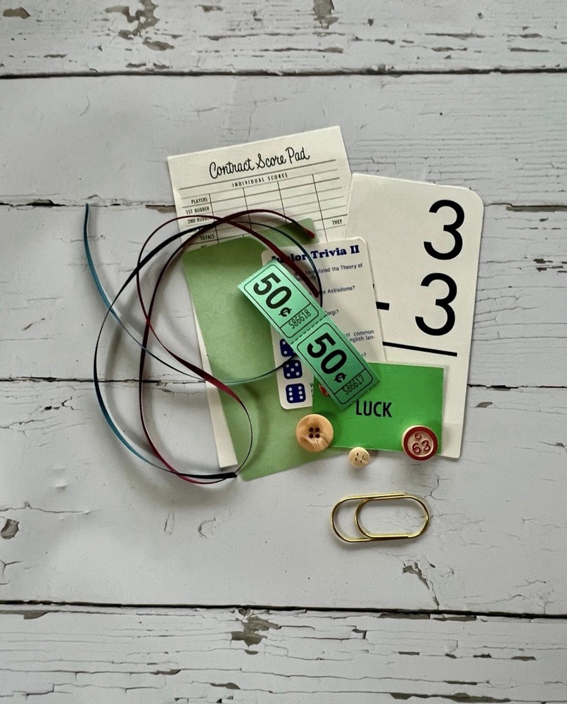 Loaded Junk Journal Paper Bag Pocket Ephemera Kit