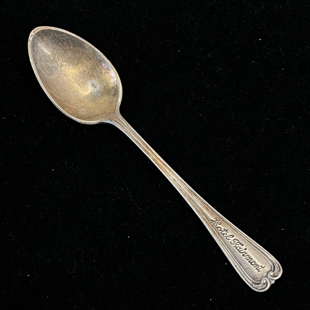 Vintage GM Co Banquet  Hotel Fairmont 4.25"  Silver Plate Teaspoon Spoon Y