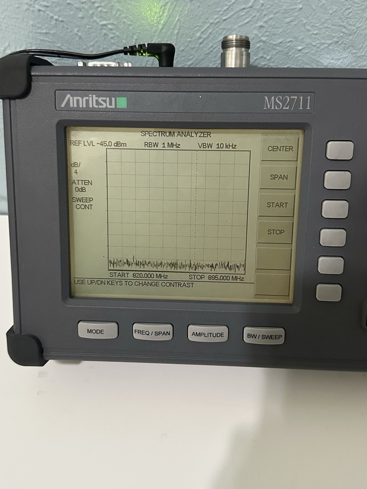 Anritsu MS2711 Handheld Spectrum Analyzer 100KHZ-3GHZ