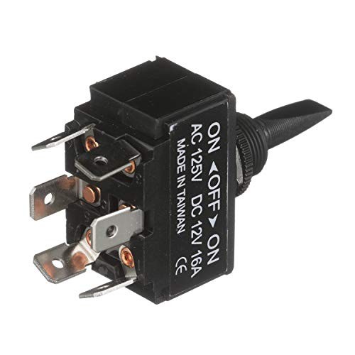 3-Position Toggle Switch, On/Off/On
