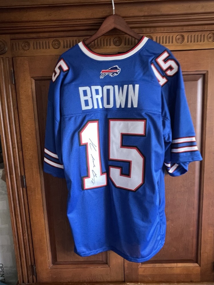 John Brown #15 Buffalo Bills Signed Jersey -JSA