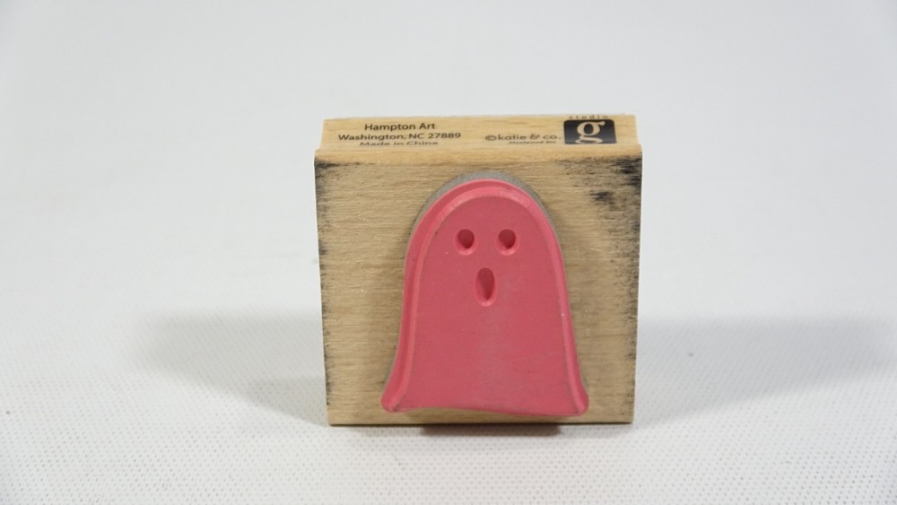 Hampton Art Katie & Co Ghost Rubber Stamp