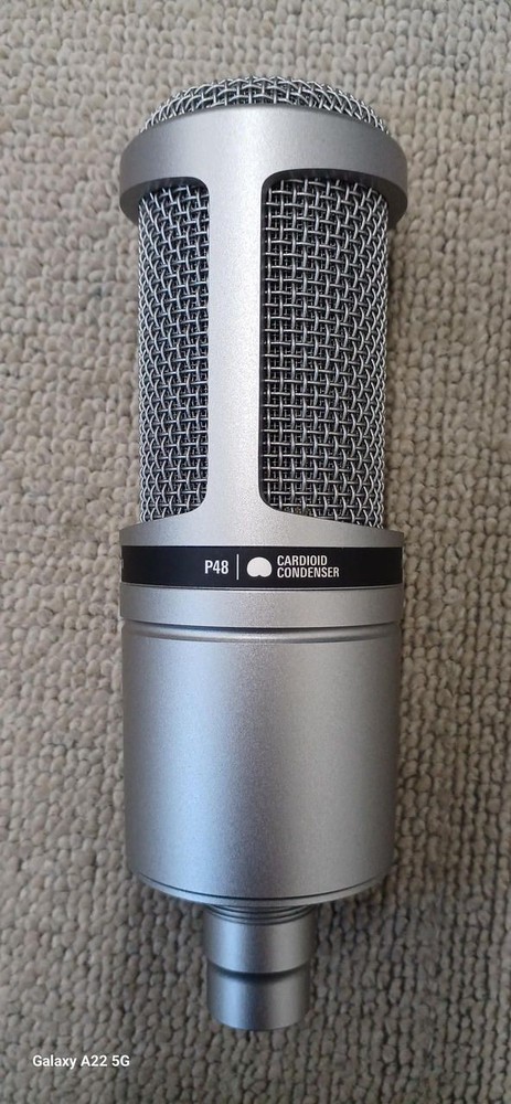 AUDIO-TECHNICA Condenser Microphone AT2020 Used