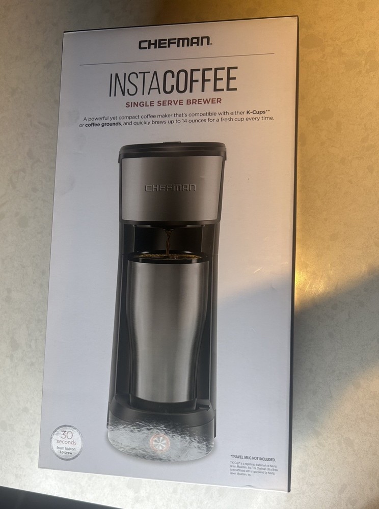 Chefman InstaCoffee Single Serve Coffee Maker